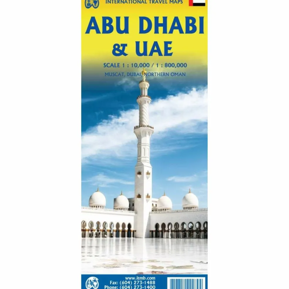 ABU DHABI & UAE - Straßenkarte