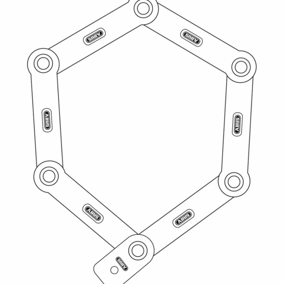 Abus BORDO UGRIP 5700K/80 BK ST - Fahrradschloss