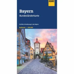 ADAC BUNDESLÄNDERKARTE DEUTSCHLAND 12 BAYERN 1:300.000 - Straßenkarte