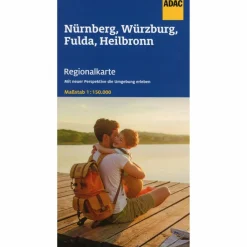 ADAC REGIONALKARTE BLATT 12 NÜRNBERG, WÜRZBURG, FULDA, HEILB - Straßenkarte