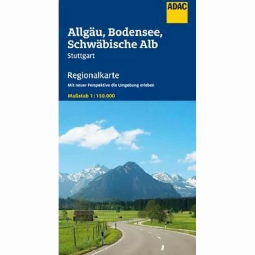 ADAC REGIONALKARTE DEUTSCHLAND BLATT 15 ALLGÄU, BODENSEE - Straßenkarte
