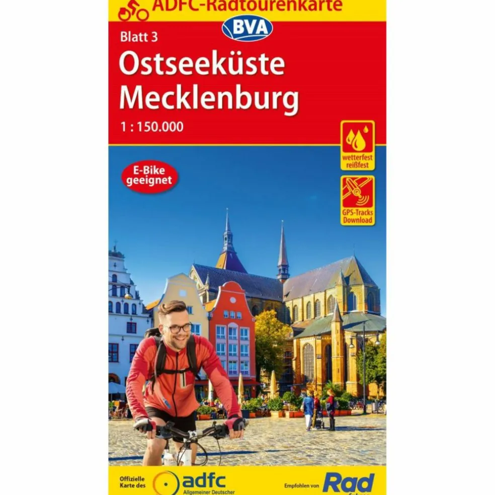 ADFC-RADTOURENKARTE 3 OSTSEEKÜSTE MECKLENBURG 1:150.000 - Fahrradkarte