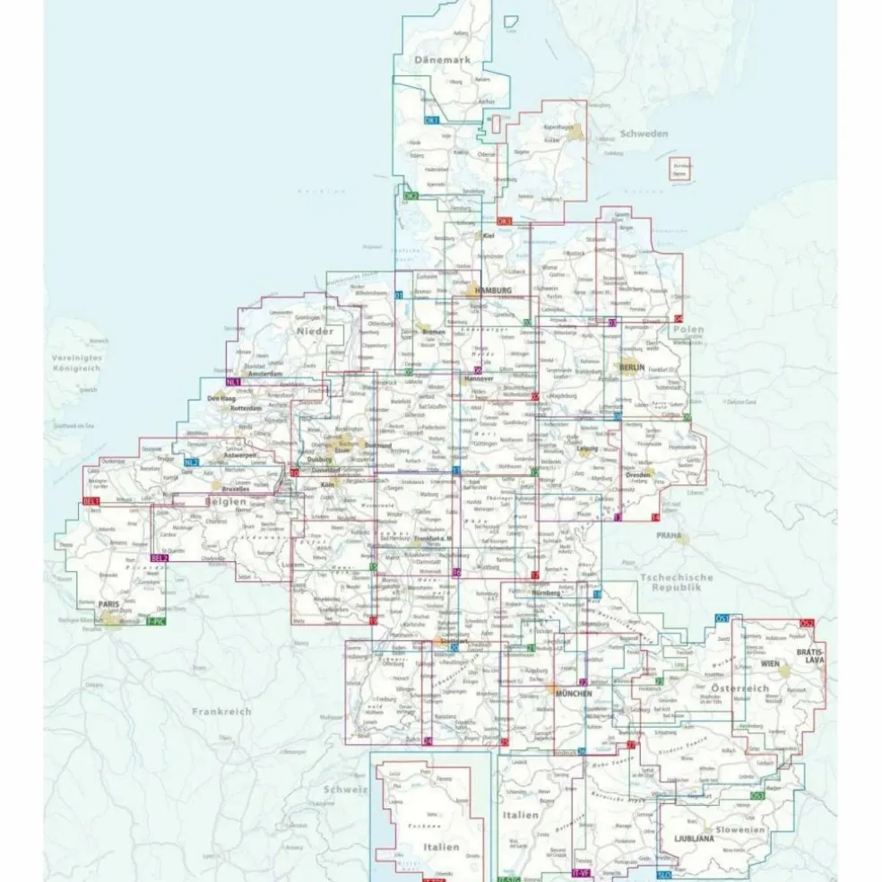 ADFC-RADTOURENKARTE IT-TOS TOSKANA 1:150.000 - Fahrradkarte