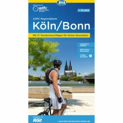ADFC-REGIONALKARTE KÖLN/BONN 1:75.000, REIß- UND WETTERFEST