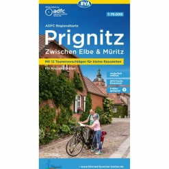 ADFC-REGIONALKARTE RADLERPARADIES PRIGNITZ MIT TAGESTOUREN - Fahrradkarte