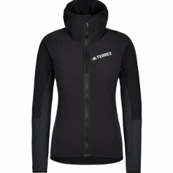 Adidas TERREX TECHROCK HOODED WIND FLEECE JACKET Damen - Fleecejacke