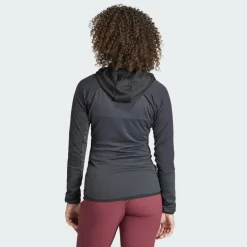 Adidas TERREX TECHROCK HOODED WIND FLEECE JACKET Damen - Fleecejacke