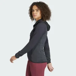 Adidas TERREX TECHROCK HOODED WIND FLEECE JACKET Damen - Fleecejacke