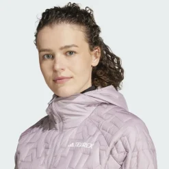 Adidas TERREX XPERIOR LIGHT HOODED FLEECEJACKE Damen - Isolationsjacke