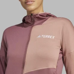 Adidas TERREX XPERIOR LIGHT FLEECE HOODED JACKET Damen - Fleecejacke
