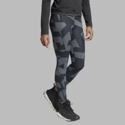 Adidas W MOUNTAIN TIGHTS ALLOVER PRINT Damen - Leggings
