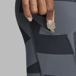 Adidas W MOUNTAIN TIGHTS ALLOVER PRINT Damen - Leggings