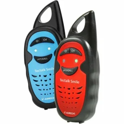 Albrecht TECTALK SMILE, KIDS WALKIE TALKIE, PAIR, RED/BLUE - Funkgerät