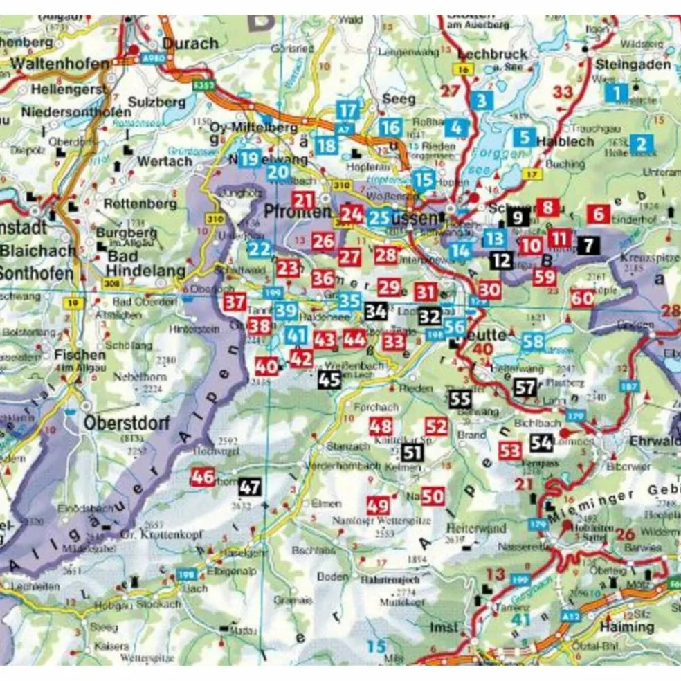 ALLGÄU 2 - OSTALLGÄU - Wanderführer