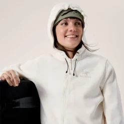 Arc'teryx EMBLEM FLEECE FULL ZIP CROP HOODY W Damen - Kapuzenjacke