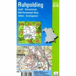 ATK25-Q16 RUHPOLDING (AMTLICHE TOPOGRAPHISCHE KARTE 1:25000) - Wanderkarte