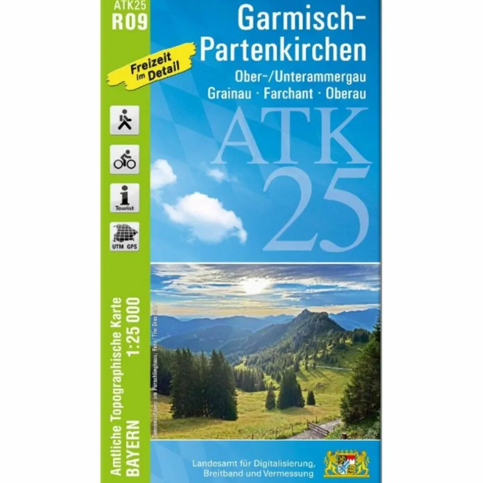 ATK25-R09 GARMISCH-PARTENKIRCHEN - Wanderkarte
