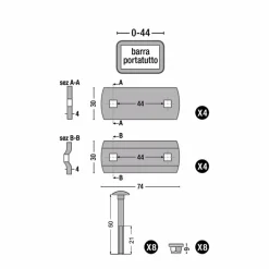 Autohome BEFESTIGUNGS SET