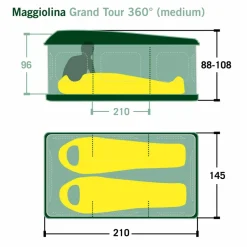 Autohome MAGGIOLINA GRAND TOUR 360° - Dachzelt