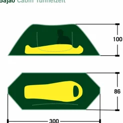 Bajao CABIN - Tunnelzelt