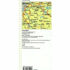 BALVE, HEMER, ISERLOHN, MENDEN IM MÄRKISCHEN SAUERLAND - Wanderkarte