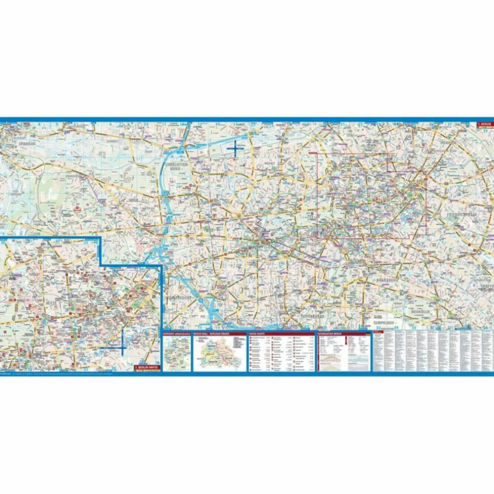 BERLIN 1 : 11 500 / 1 : 18 000 - Stadtplan