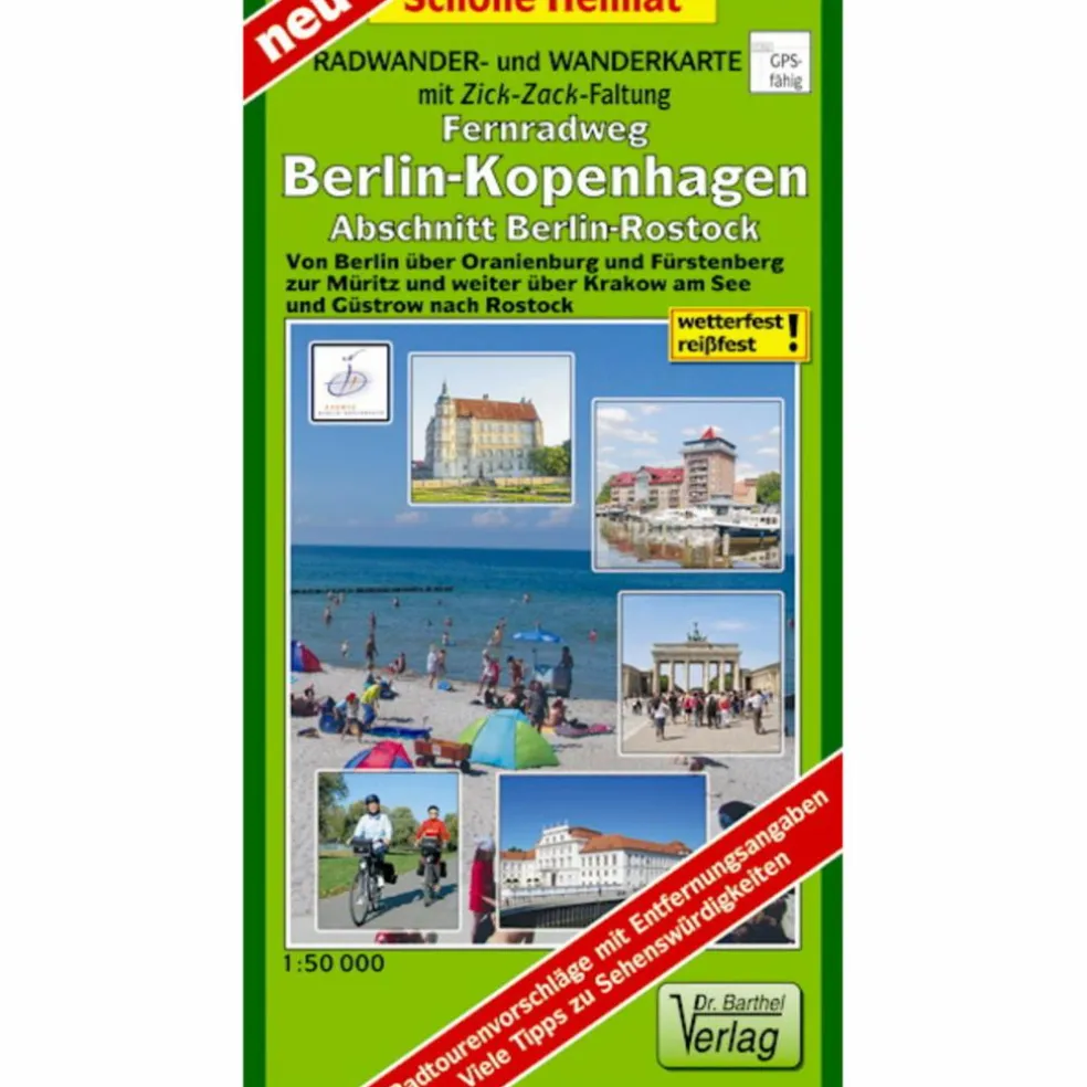 BERLIN-ROSTOCK 1:50.000 - Wanderkarte