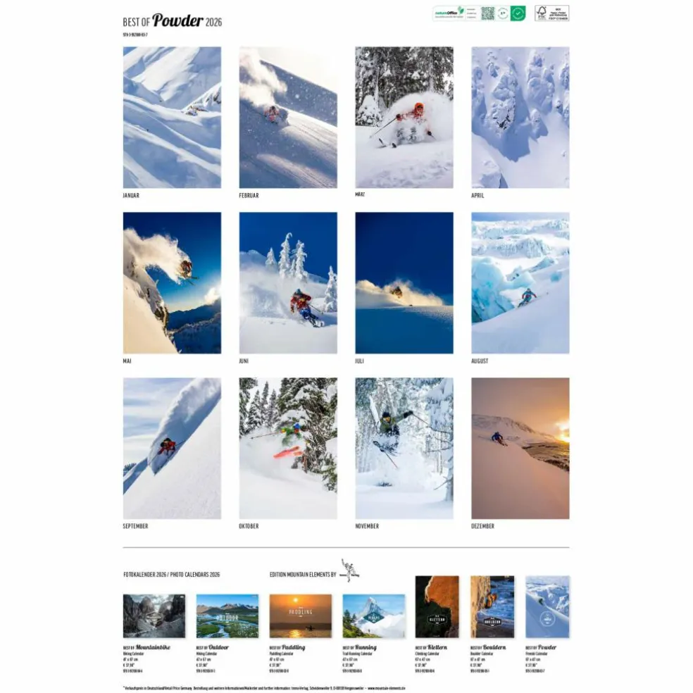 BEST OF POWDER 2026 - Kalender