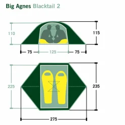 Big Agnes BLACKTAIL 2 - Kuppelzelt