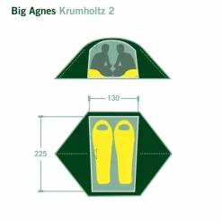 Big Agnes KRUMHOLTZ 2 - Kuppelzelt