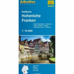 BIKELINE RADKARTE HOHENLOHE - FRANKEN 1 - Fahrradkarte