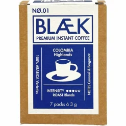 Blaek Coffee BLAEK PREMIUM INSTANT KAFFEE NO.1 - BLONDE ROAST - BOX - Kaffee