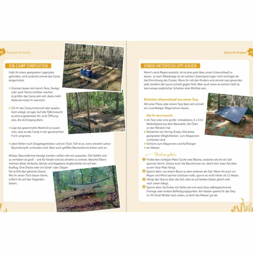 BUSHCRAFT FOR FAMILY - Kinderbuch