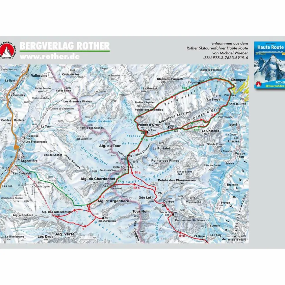 BVR SKITOURENFÜHRER HAUTE ROUTE