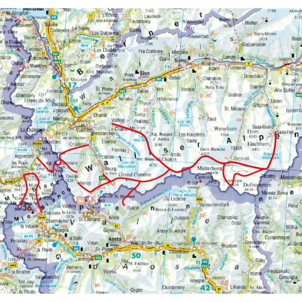 BVR SKITOURENFÜHRER HAUTE ROUTE