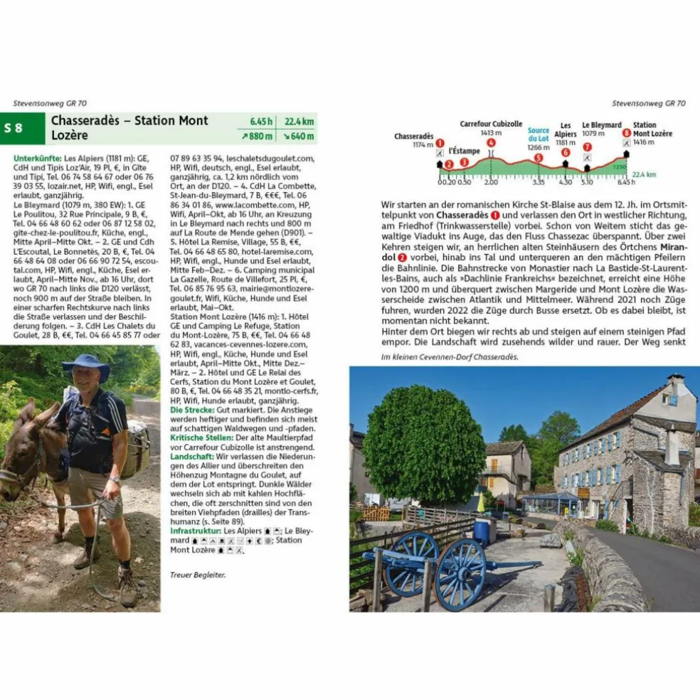 CEVENNEN: STEVENSONWEG GR 70 - Wanderführer