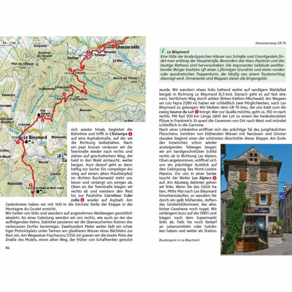 CEVENNEN: STEVENSONWEG GR 70 - Wanderführer