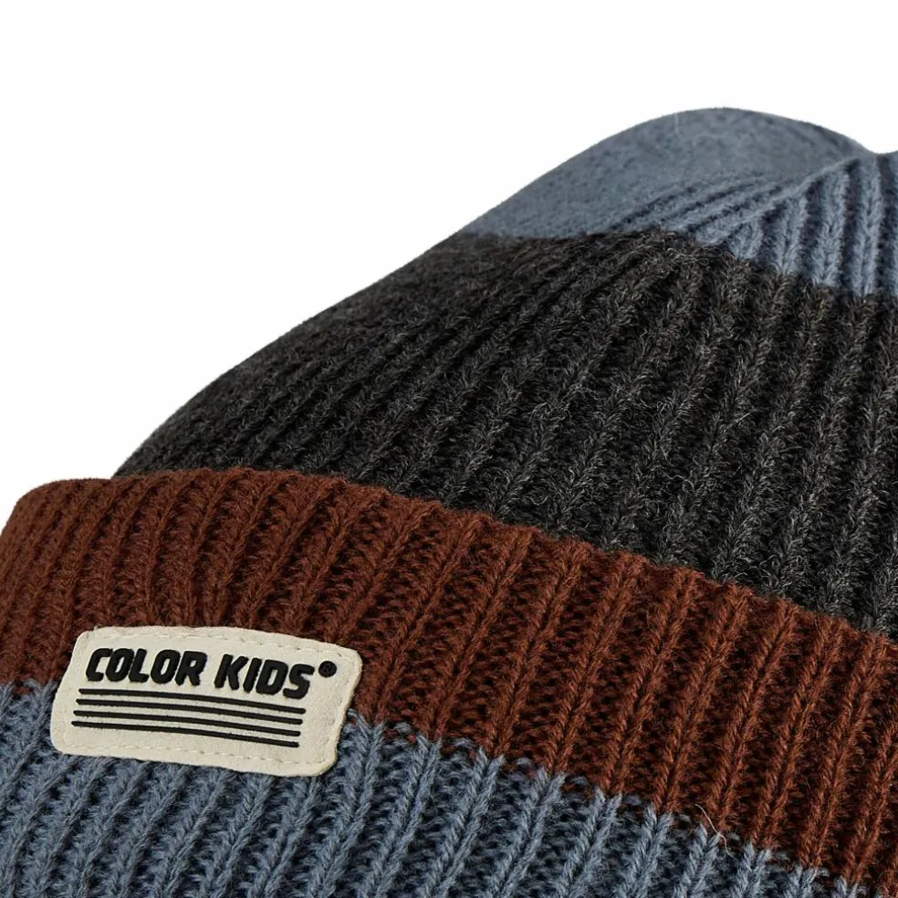 Color Kids BEANIE W. WOOL & CONTRAST Kinder - Mütze