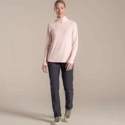 Craghoppers NOSILIFE SOLARSHIELD+ HALF ZIP TOP Damen - UV-Schutz Bekleidung