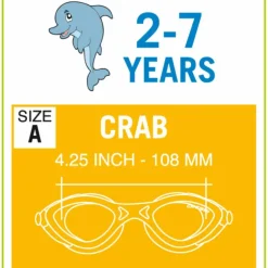 Cressi CRAB Kinder - Schwimmbrille