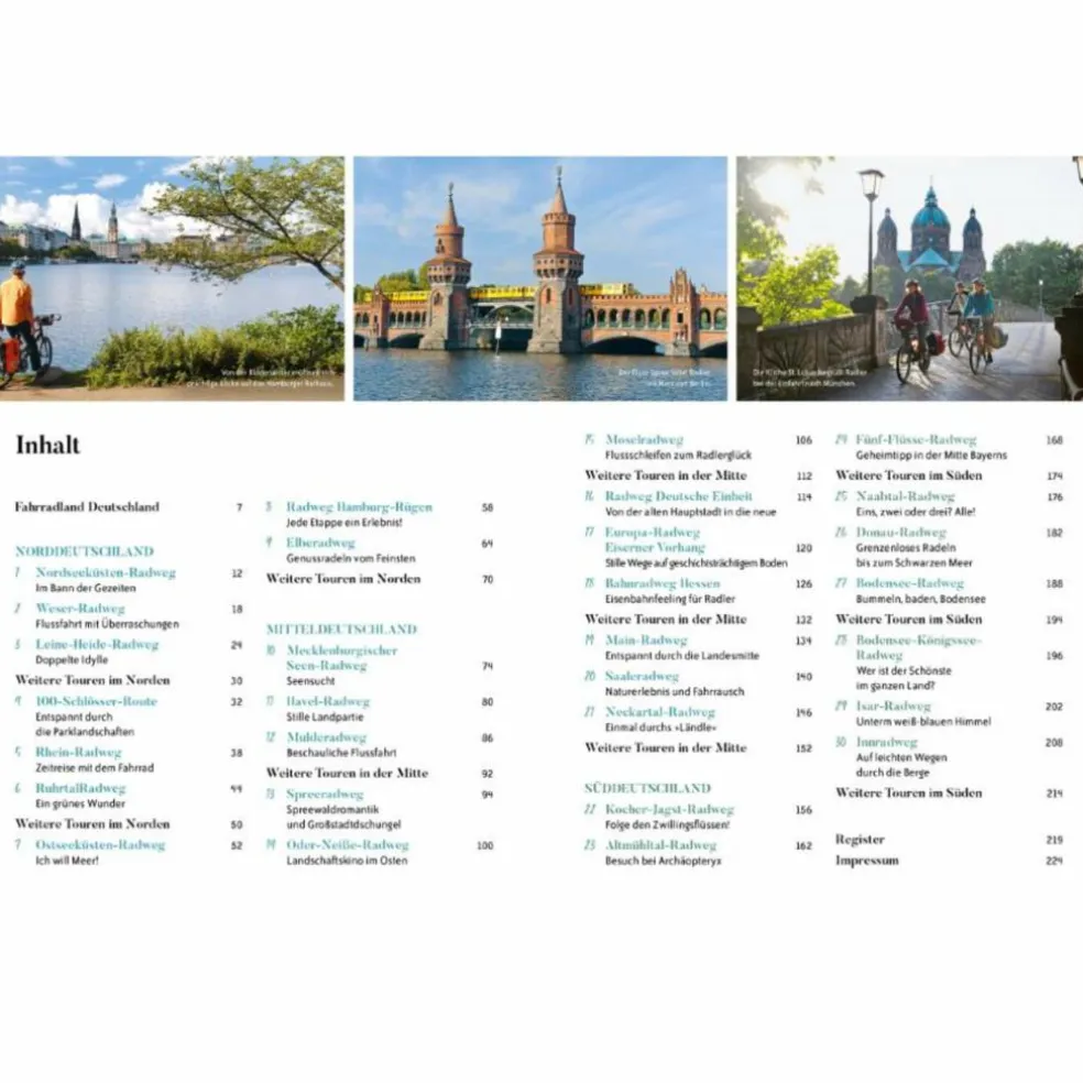 DAS RADREISEBUCH DEUTSCHLAND - Radwanderführer
