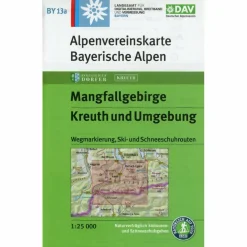 DAV BY 13A MANGFALLGEBIRGE - Wanderkarte