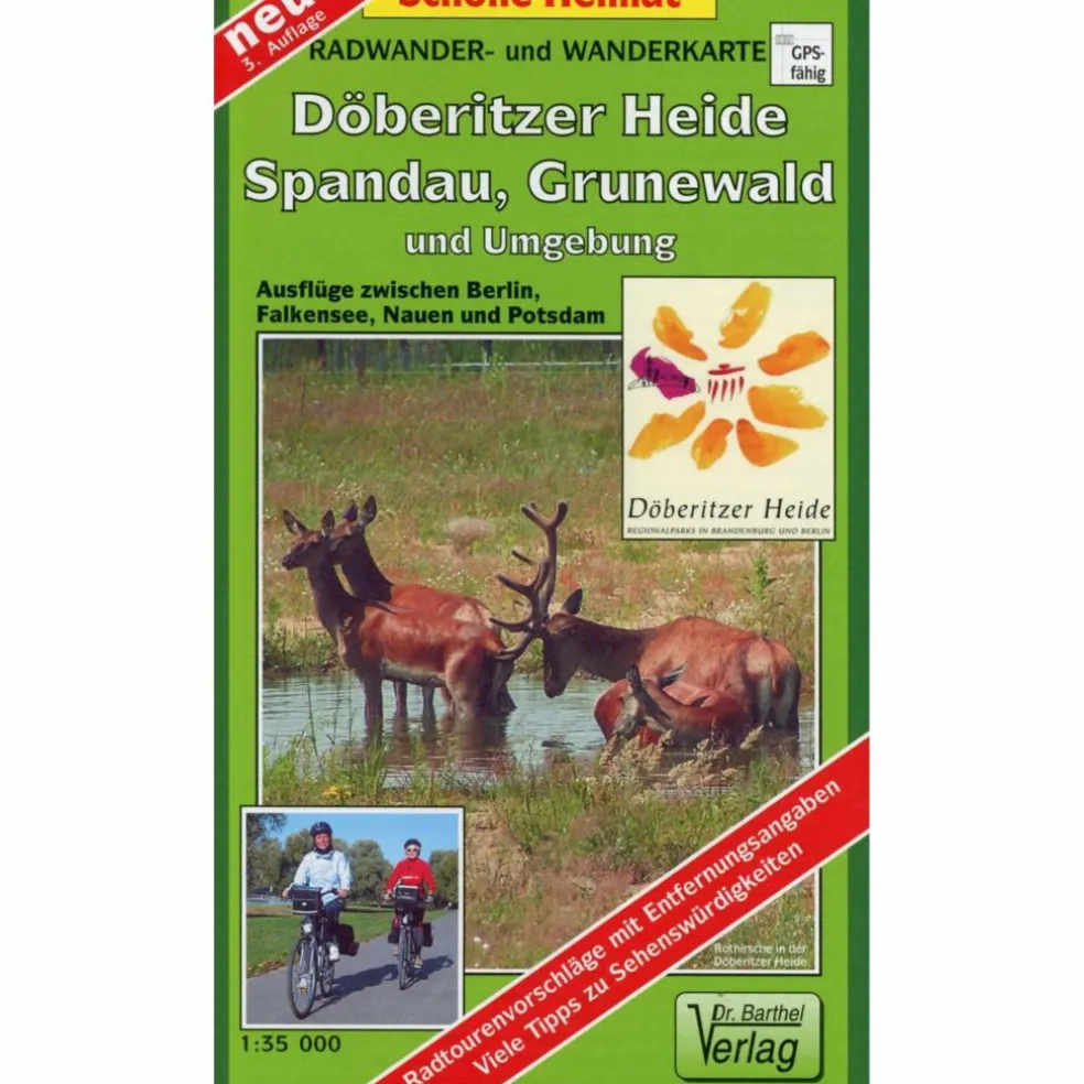 DÖBERITZER HEIDE / GRUNEWALD UND UMGEBUNG - Wanderkarte