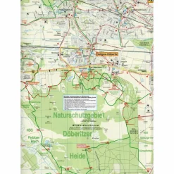 DÖBERITZER HEIDE / GRUNEWALD UND UMGEBUNG - Wanderkarte