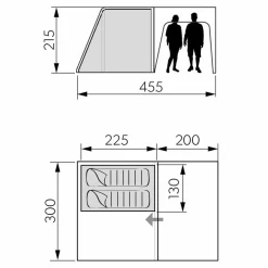 Dometic SANTORINI FTK 2X4 INNER TENT - Innenzelt