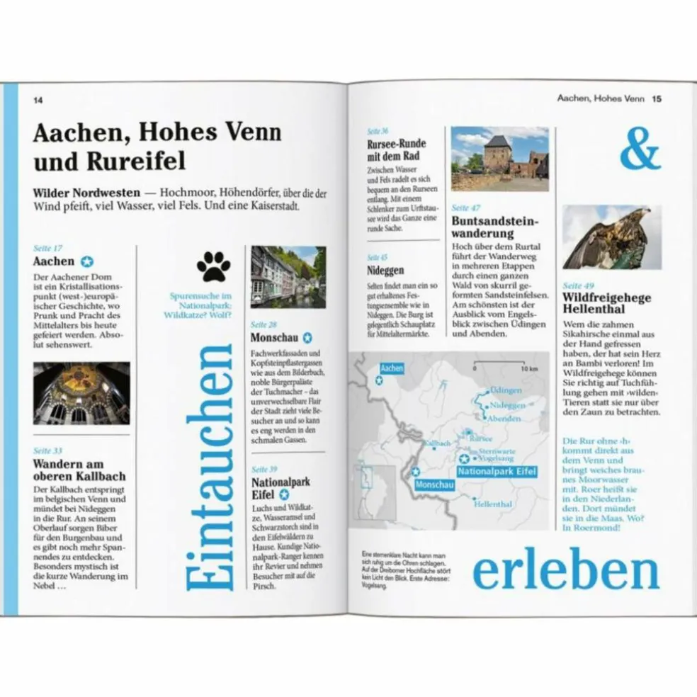 DUMONT REISE-TASCHENBUCH REISEFÜHRER EIFEL, AACHEN, TRIER