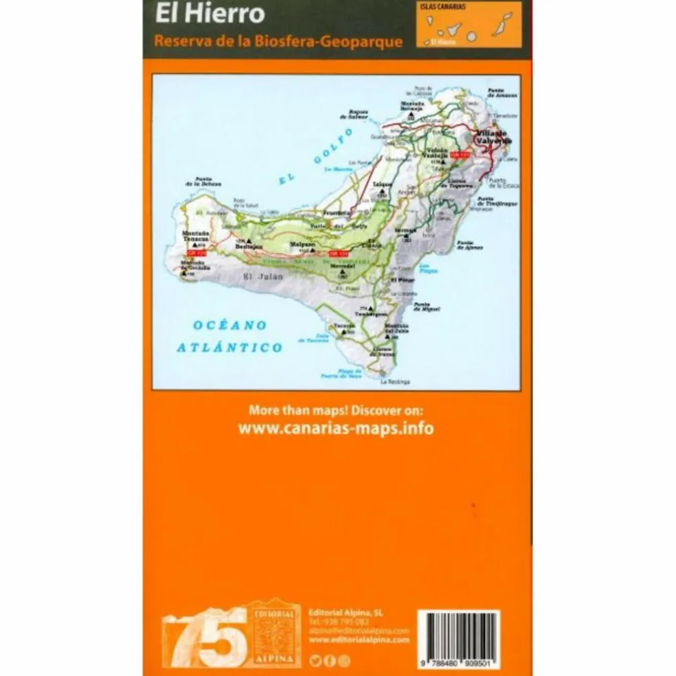 EL HIERRO - Wanderkarte