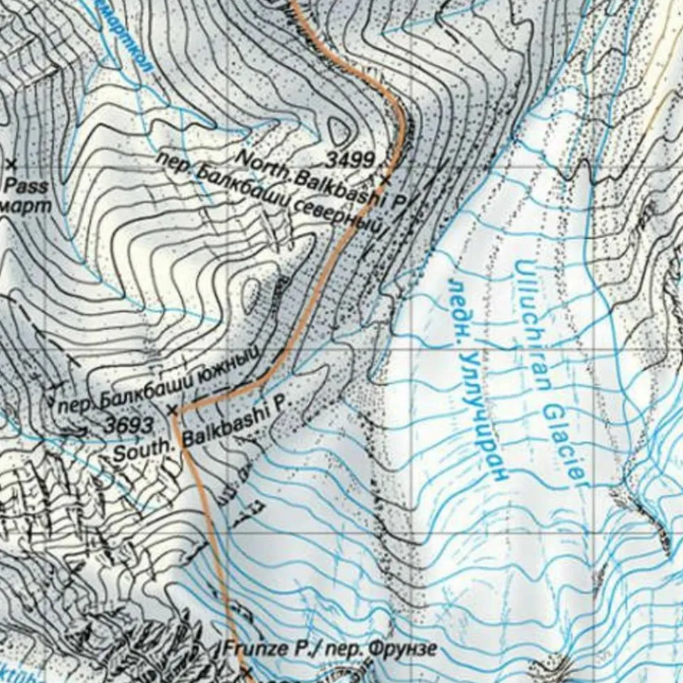 ELBRUS 1:50 000 - Bergwanderkarte