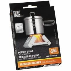 Esbit TASCHENKOCHER MIT WINDSCHUTZ INKL. 2X27G TROCKENBRENNSTOFFTA