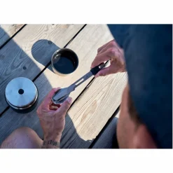 Esbit TITAN BESTECK-SET, 3 TEILIG, MIT SILIKON-MANSCHETTE - Campingbesteck